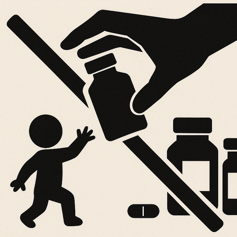 Portée des enfants danger